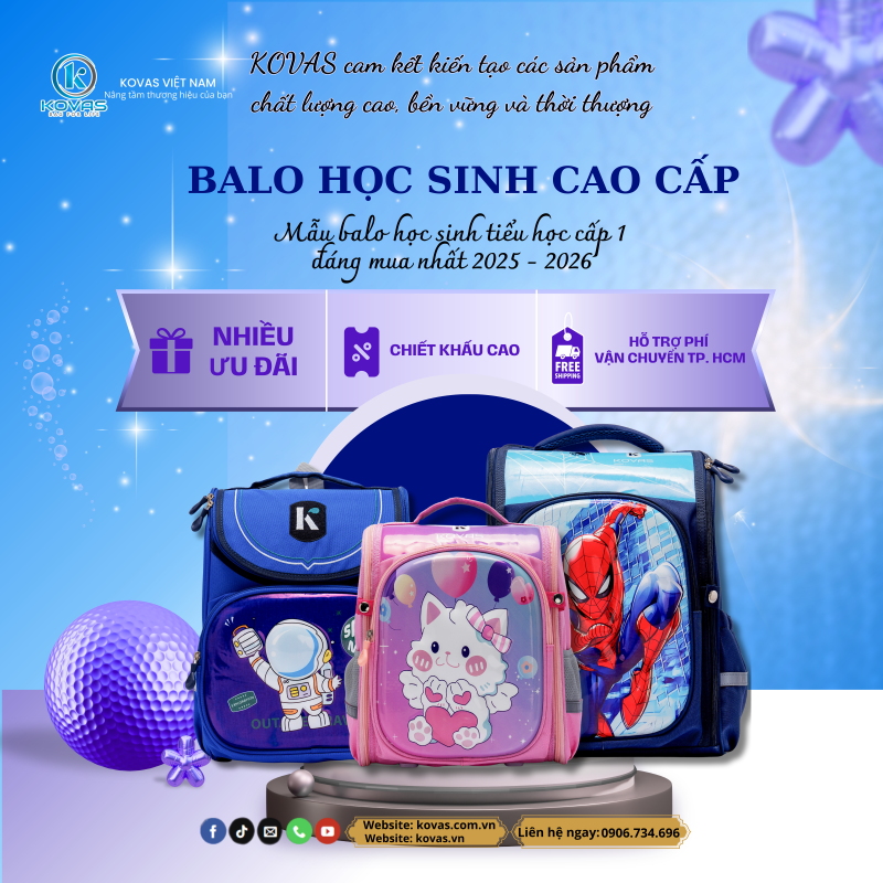 Màu thương hiệu màu xanh dương mẫu balo quà tặng phù hợp