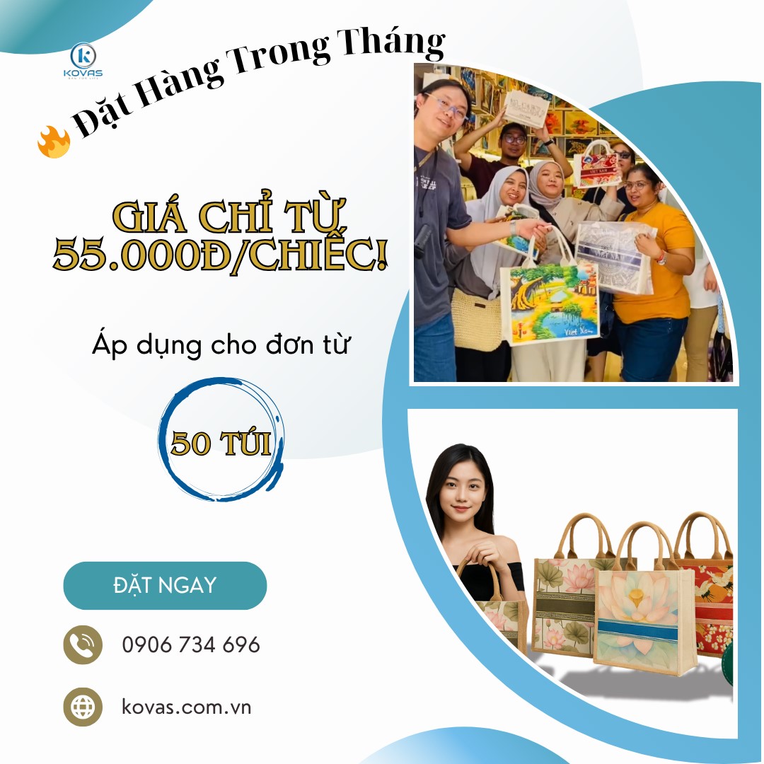 Túi Vải Đay Xuất Khẩu Châu Âu