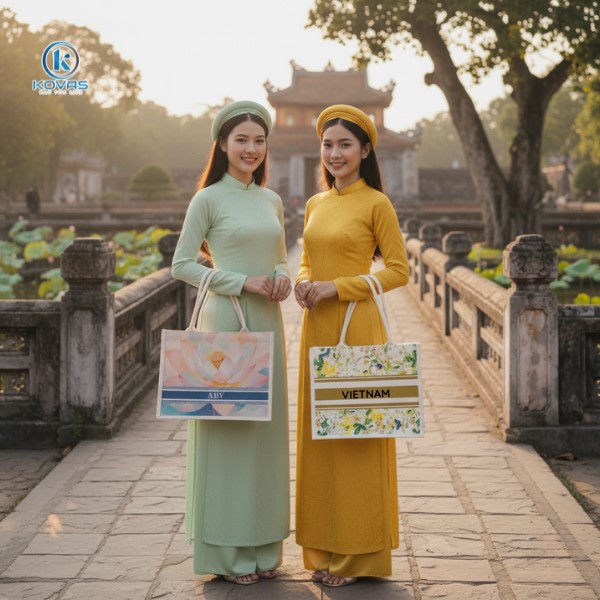 Túi vải đay đựng rượu vang