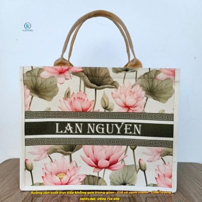 túi vải đay làm quà workshop