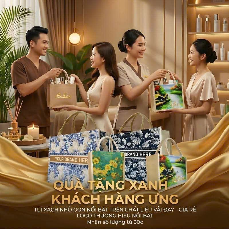 túi vải đay quà tri ân