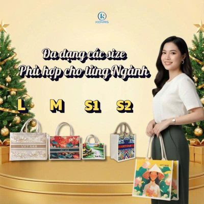 Túi vải đay đựng giấy tờ