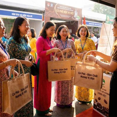 Túi Vải Đay Quà Khai Trương