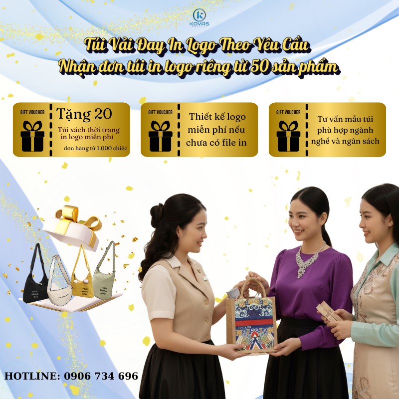 Túi vải đay đựng trang sức