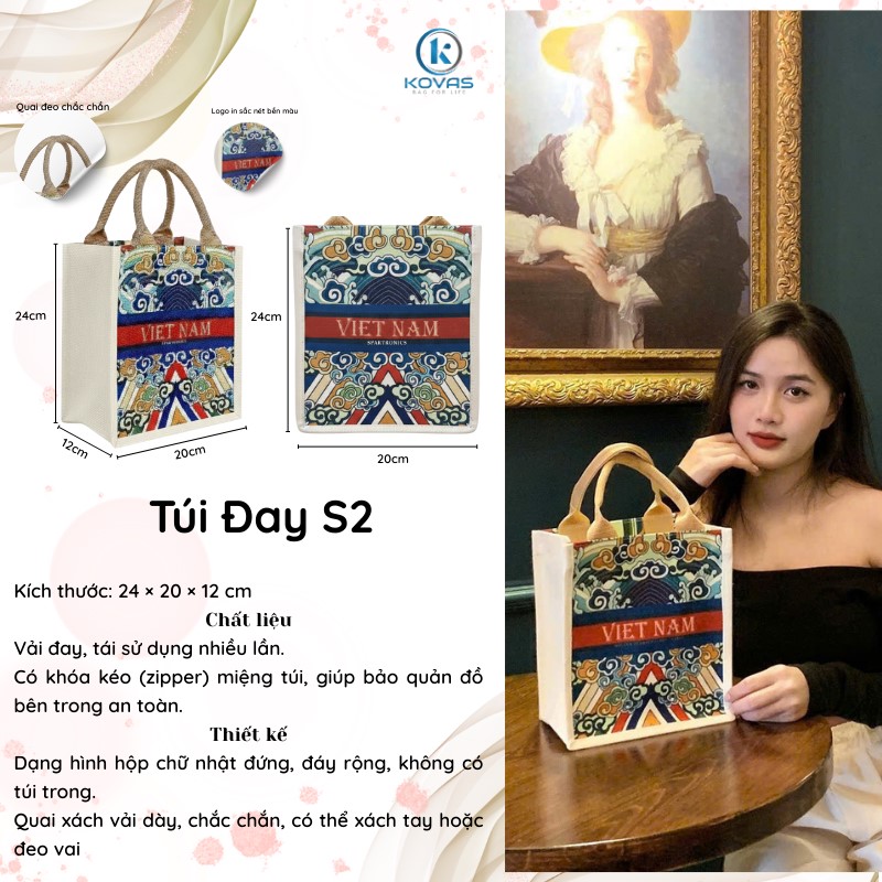 Túi vải đay đựng quà tri ân khách hàng