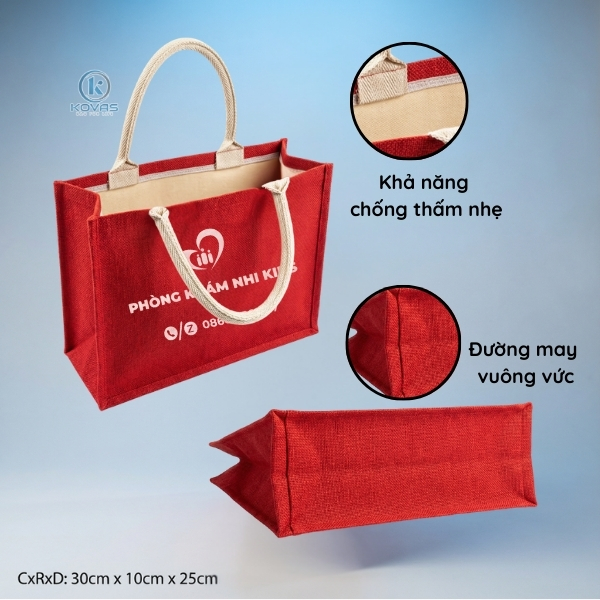 Túi vải đay Phòng Khám Nhi Kids