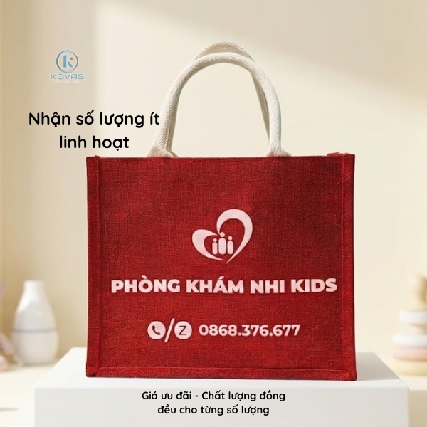 Túi vải đay Phòng Khám Nhi Kids