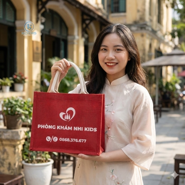Túi vải đay Phòng Khám Nhi Kids